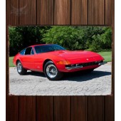 Металлическая табличка Ferrari 365 GTB 4 Daytona